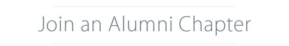 Join an Alumni Chapter