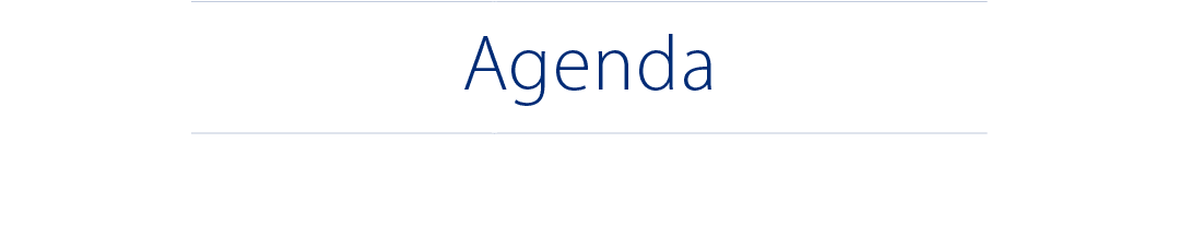 Agenda 