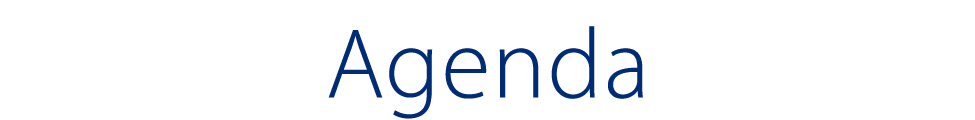 Agenda