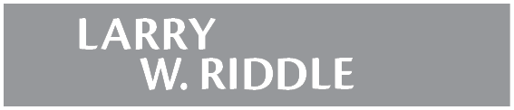 Larry     W  Riddle