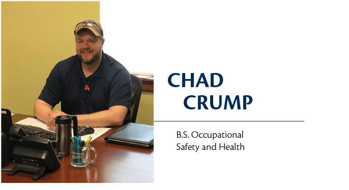 B S  Occupational Safety and Health  Chad   Crump