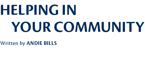 Written by Andie Bills   Helping in   Your Community 